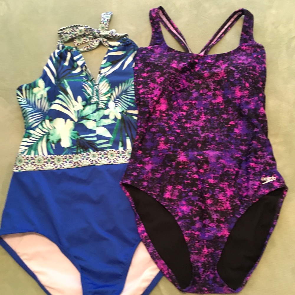 Size L clean water and speedo swimsuits